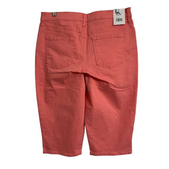 Gloria Vanderbilt Womens Marjan Rose Skimmer Capri Jeans Size 12 Average NWT - Picture 2 of 14